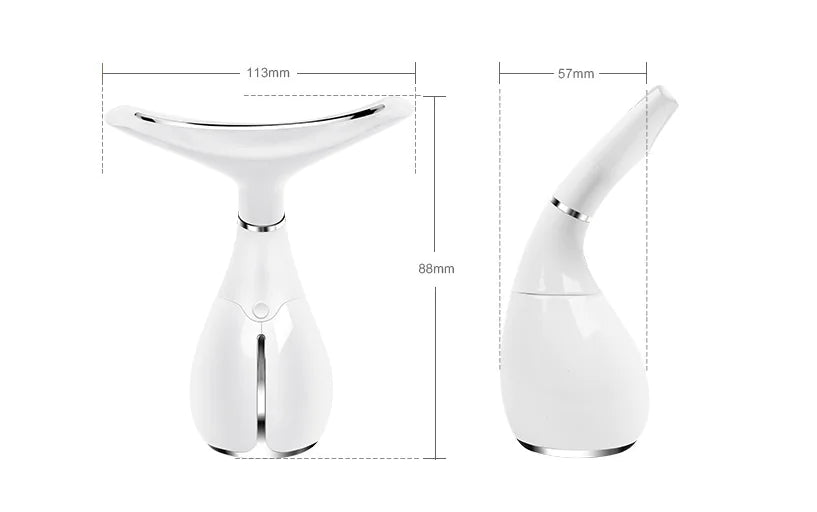 Sleek Neck Care Device for Wrinkle Reduction and Firming